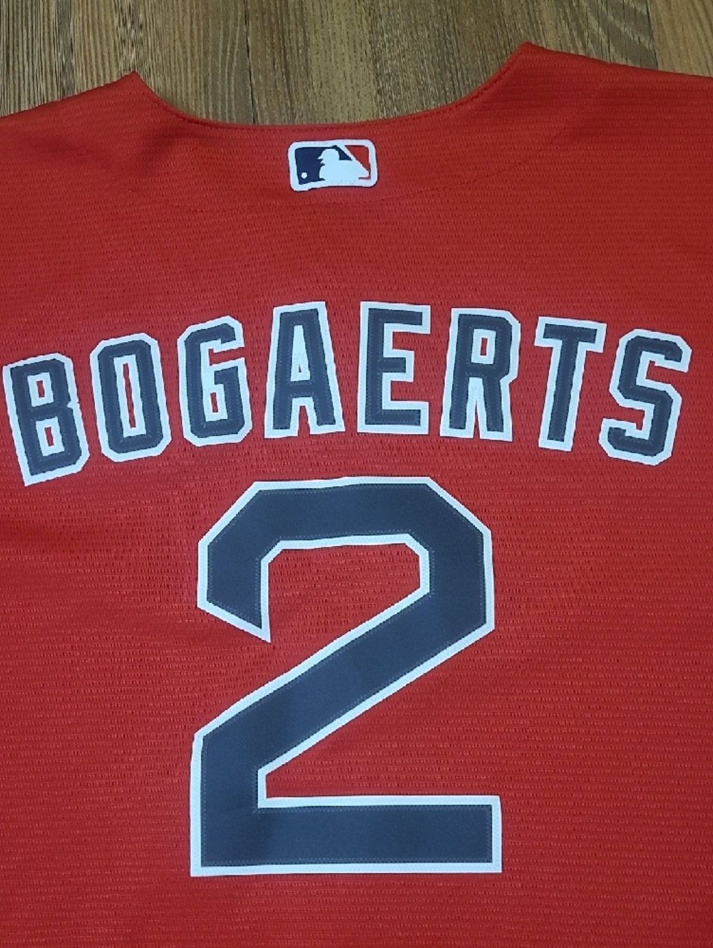 Nike Red‎ Boston 'RED SOX' Button-Front Baseball Jersey - Picture 12 of 16